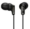 Sony MDREX36V/BLK EX Earbud Headphone (Black)