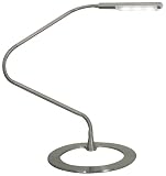 Tasso Gooseneck LED Circular Base Desk Lamp