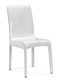 Zuo Modern Furniture Design Vick Dining Chair White (Set Of 2) Leatherette  ....