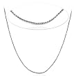 Sterling Silver Textured Snake Necklace 20"