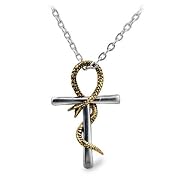Ankh of Tau Pendant Necklace by Alchemy Gothic
