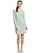 Suntasty Women's Cotton Sleepwear Lace Nightshirt Knit Lounger Cute Nighty Nightgown