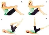 Workout & Exercise Ball *400% more effective than regular crunches*