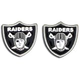 Oakland Raiders Stud Earrings - NFL Football Fan Shop Sports Team Merchandise