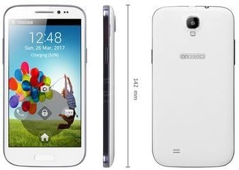 FinePhone® Unlocked Quadband Dual Sim Android 4.1 Os with 5 Inch Touch Screen Smart Phone - At&t, T-mobile, H20, Simple Mobile and Other GSM Networks (White) with Free case