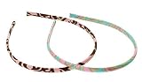 L. Erickson USA 1/4 Ultracomfort Headband - Te Amo 100% Silk Print