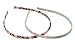 L. Erickson USA 1/4 Ultracomfort Headband - Te Amo 100% Silk Print