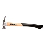 DEWALT DWHT51418 17Ounce Hickory Framing Hammer , Axe Handle, Checker Faced