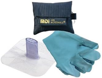 MDI® MicroKey-Pro CPR Kit (Includes Rescue Breather, Nitrile Gloves And Black Nylon Pouch)