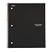 Five Star Wirebound Notebook, 1-Subject, 100-Count, College Rule, Black (72057)