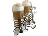 La Cafetiere 2 Wave Tall Latte Glass Giftset (Satin)  from La Cafetiere