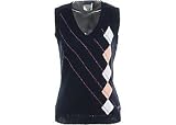 Petite Dockers Golf Sleeveless Argyle Sweater