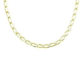 Solid14kYellowGoldOpenCubanLinkChainNecklace4.8mm18