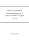 Index to Marriages of Old Rappahannock and Essex Counties, Virginia, 1655-1900