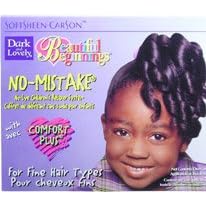 SOFT SHEEN Carson Dark and Lovely Beautiful Beginnings No Mistake No Lye Childrens Relaxer System with Avec for Fine Hair Types (Quantity: 1 Complete Application 2 Retouches) by Soft Sheen