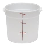 Round Storage Container 6 Quart White