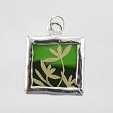 Sterling Silver & Gold Reversible Flower Pendant, #9127