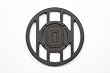 NCAA Ohio State Buckeyes Sports Round Cast Iron Branding Grill Iron Accessory