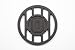 NCAA Ohio State Buckeyes Sports Round Cast Iron Branding Grill Iron Accessory