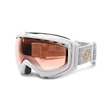 Giro Manifest Ski Goggles - White Frame - Gold Boost + Rose Silver Lenses - 2009710