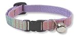 Lupine Adjustable Safety Collars for Cats With Bell - 1/2\ x 8\ - 12\ - Cotton Candy