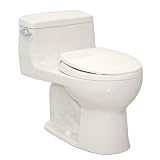 TOTO MS863113-01 Supreme Round One Piece Toilet, Cotton White