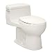 TOTO MS863113E-01 Eco Supreme Round One Piece Toilet with SoftClose Seat, Cotton White