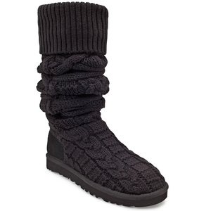UGG Australia Womens Over Cable Boots