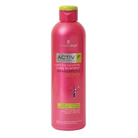 Schwarzkopf Activ F Dr Hoting Hair Retention Care System - Women's Shampoo 250ml