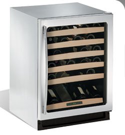 2175WCCS01 Wine Captain Wine Cooler with Capacity Up to 48 Bottles Full Extension Slide Out Wine
