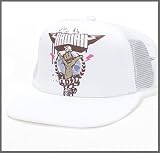 Lost SHAKA Adjustable Foam Trucker Hat in White