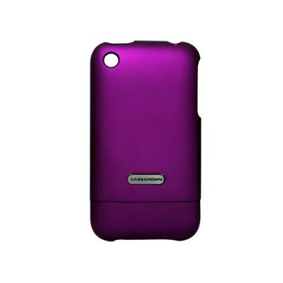 CaseCrown iPhone 3G 3GS Polycarbonate Glider Slim Fit Case - Purple Amethyst