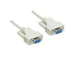 Nullmodem Kabel, 9-pol Buchse /Buchse, Länge: 5m