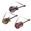 5.25 Resin Groovy Guitar Christmas Ornaments Case Pack 72