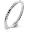 2mm High Polished Stainless Steel Eternity Wedding Band - Size: 5-12