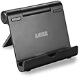 Anker Multi-Angle Aluminum Stand for Tablets, e-readers and Smartphones, Compatible with iPhone, iPad, Samsung Galaxy / Tab, Google Nexus, HTC, LG, Nokia Lumia, OnePlus and More- (Black)