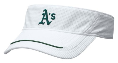 Oakland Athletics White Nikefit Visor