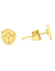 Satya Jewelry Gold Lotus Earrings
