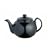 Kitchen Craft Coloured Pottery Teapot 6 Cup 1.1l - Black