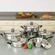 HealthSmart 10pc 9 Element Waterless Cookware Set