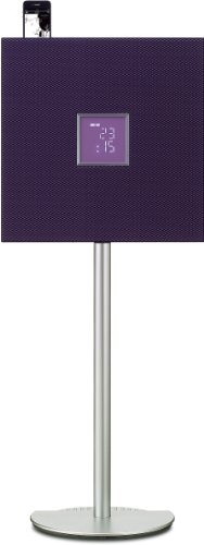 Yamaha Restio ISX-800 Système audio stéréo universel de salon avec station d'accueil pour iPod/iPhone + Lecteur CD USB Pourpre