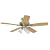 Hunter 22436 Sontera Three-Light 52-Inch Five-Blade Ceiling Fan, Bright Brass with Clear Globes