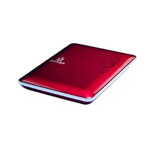 Iomega eGo  500 GB USB 2.0 Portable External Hard Drive 34619 (Ruby Red)