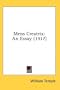 Mens Creatrix: An Essay (1917)