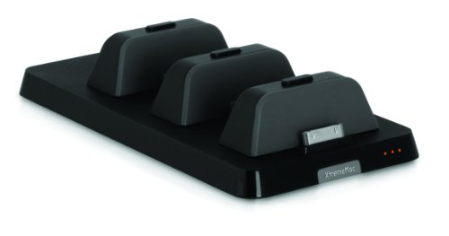 XtremeMac IPU-IX3-11 InCharge X3 for iPod, iPhone and iPad - Retail Packaging - Black
