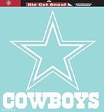 Dallas Cowboys Die-Cut Decal - 8"x8" White
