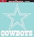 All Products : Dallas Cowboys 8"x8" Die-Cut Decal