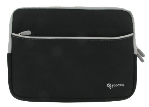 rooCASE Acer Aspire One AO751h-1273 11.6-Inch Netbook Sleeve Case - Dual-Pocket Black