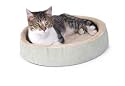 K&H Thermo-Kitty Cuddle Up Heated Cat Bed, Sage