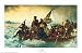 Washington Crossing the Delaware - Artist: Emanuel Leutze - Art Print Poster Size: 34.00 by 22.50 inches